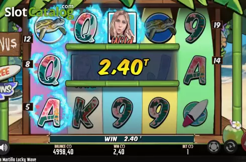 Скрин3. Lucía Martiño Lucky Wave слот