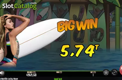 Скрин4. Lucía Martiño Lucky Wave слот