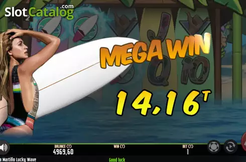 Скрин5. Lucía Martiño Lucky Wave слот