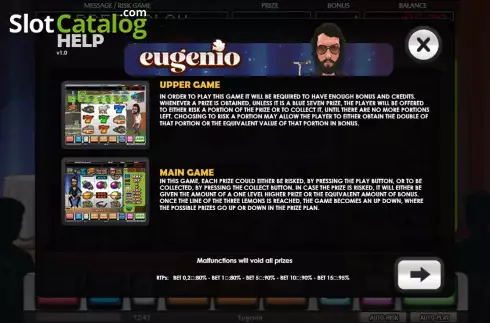 Скрин5. Eugenio слот