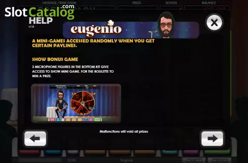 Скрин6. Eugenio слот