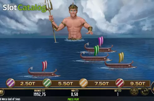 Скрин5. David Meca God of Seas слот