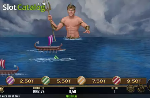 Скрин6. David Meca God of Seas слот