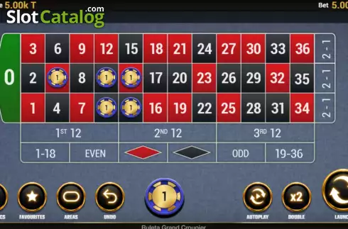 Скрин3. Ruleta Grand Croupier María Lapiedra слот