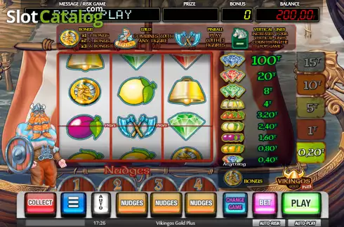 Скрин2. Vikingos Gold Plus слот