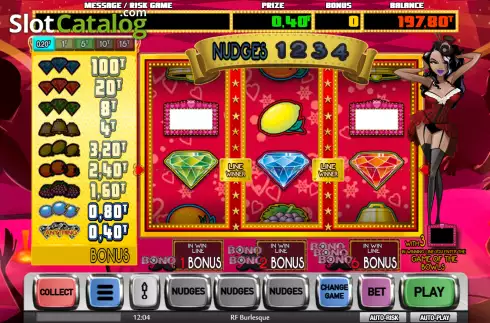 Скрин3. RF Burlesque (MGA Games) слот