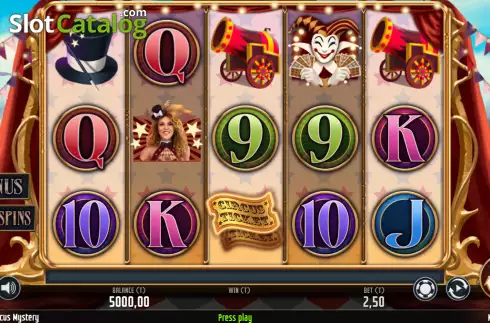 Скрин2. Circus Mystery слот