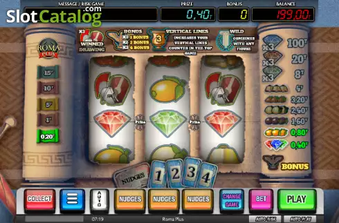 Скрин3. Roma Plus (MGA Games) слот