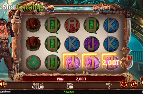 Скрин4. Captain Nemo (MGA Games) слот