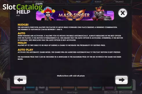 Скрин4. Mask Singer слот
