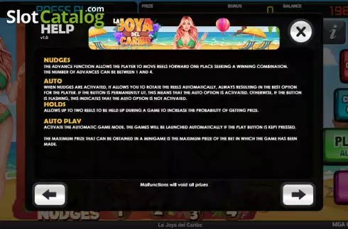 Скрин6. La Joya del Caribe слот
