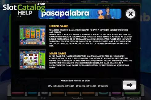 Скрин5. Pasapalabra слот