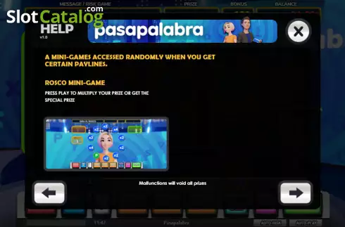 Скрин8. Pasapalabra слот