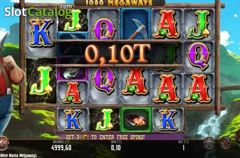Скрин3. Gold Mine Mania Megaways слот