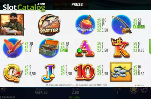 Скрин5. Big Tuna Fortune слот