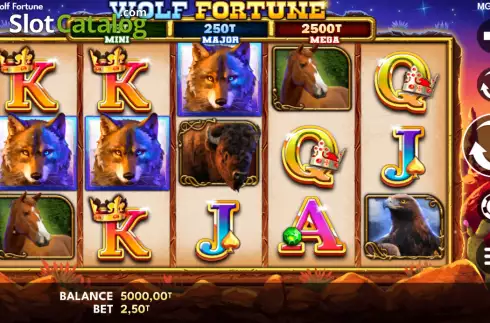 Скрин2. Wolf Fortune слот