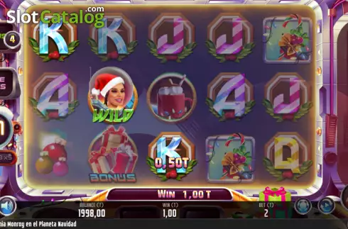 Скрин3. Sonia Monroy en el Planeta Navidad слот