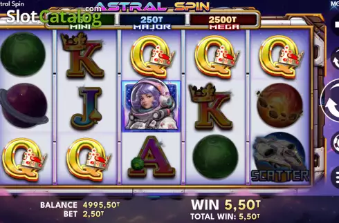 Скрин3. Astral Spin слот
