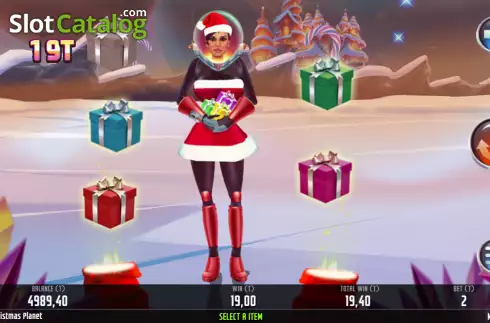 Скрин4. Christmas Planet слот