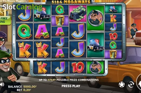 Скрин2. Take the Money Megaways слот