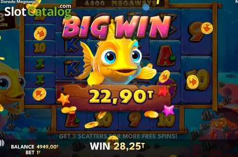 Скрин3. Mar Dorado Megaways слот