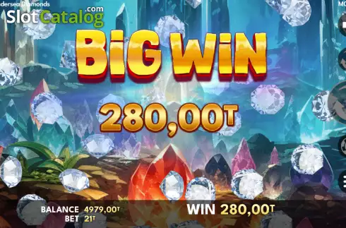 Скрин3. Undersea Diamonds слот