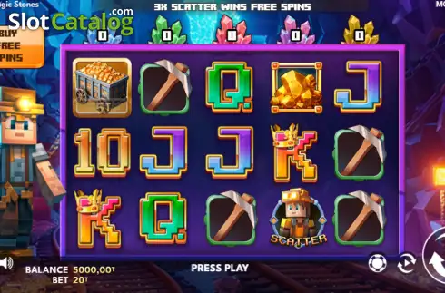 Скрин2. Magic Stones слот