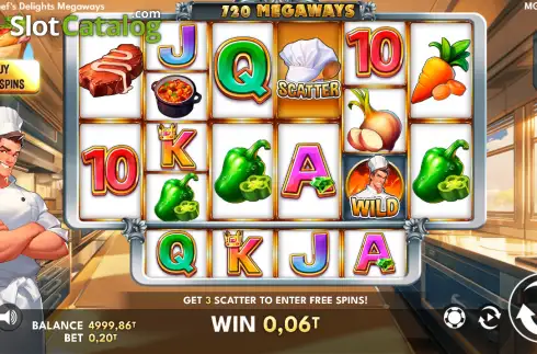 Скрин2. Chef's Delights Megaways слот