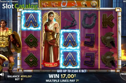 Скрин3. Athena's Treasure слот