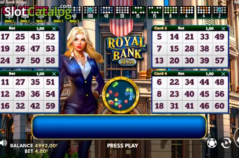 Скрин2. Royal Bank Bingo слот