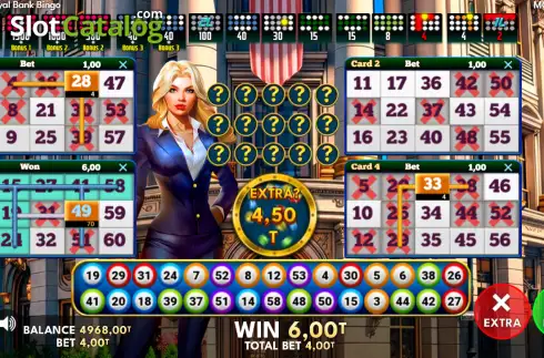 Скрин3. Royal Bank Bingo слот