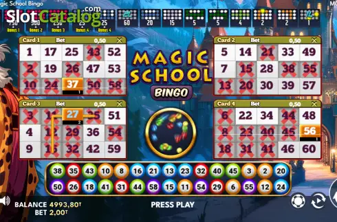Скрин2. Magic School Bingo слот