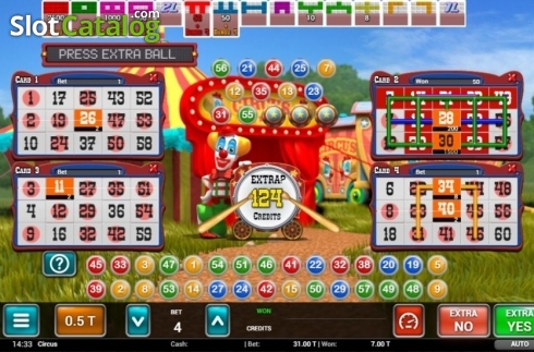 Скрин3. Circus Bingo слот