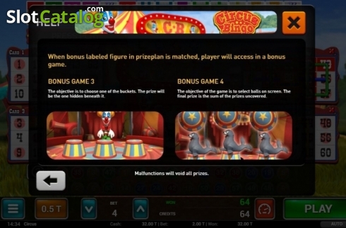 Скрин8. Circus Bingo слот