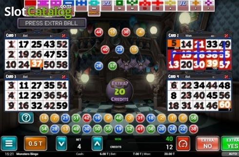 Скрин3. Monsters Bingo слот