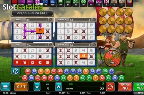 Скрин3. Vikings Bingo слот