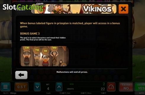 Скрин6. Vikings Bingo слот