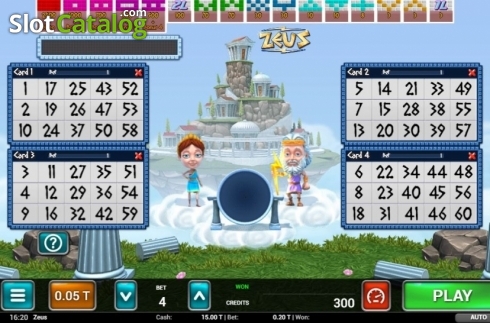Скрин2. Zeus Bingo слот