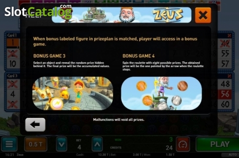 Скрин6. Zeus Bingo слот