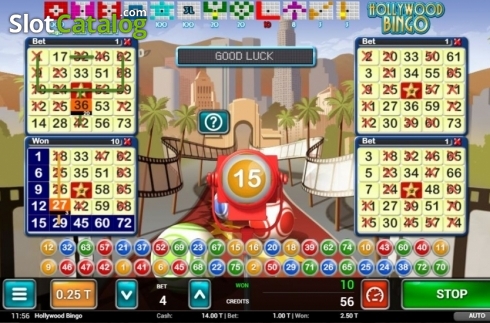 Скрин3. Hollywood Bingo слот