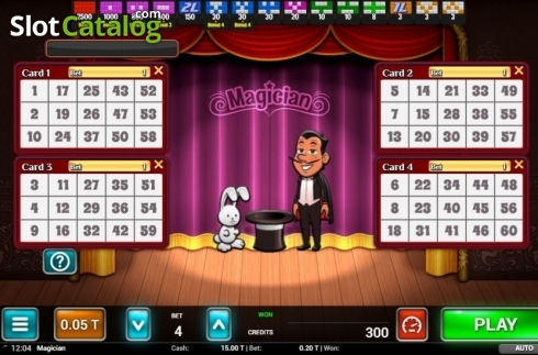 Скрин2. Magician Bingo слот