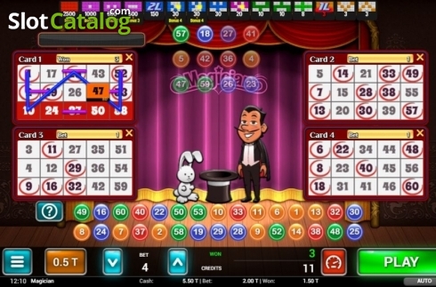 Скрин3. Magician Bingo слот