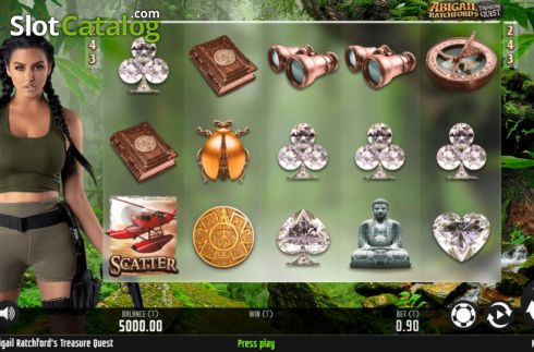 Скрин3. Abigail Ratchfords Treasure Quest слот