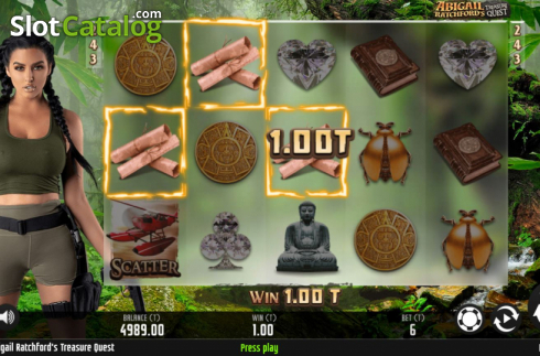 Скрин4. Abigail Ratchfords Treasure Quest слот