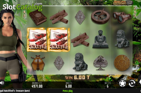 Скрин5. Abigail Ratchfords Treasure Quest слот