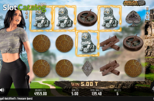 Скрин9. Abigail Ratchfords Treasure Quest слот