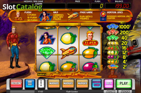 Скрин2. Flash Gordon (MGA Games) слот