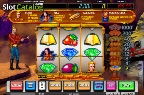 Скрин3. Flash Gordon (MGA Games) слот