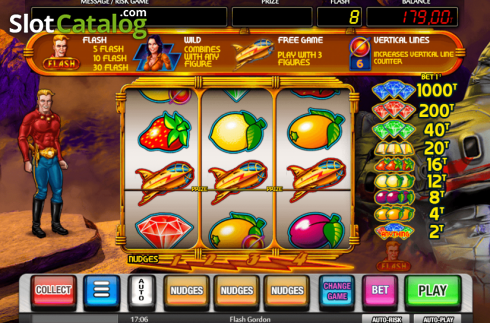 Скрин5. Flash Gordon (MGA Games) слот