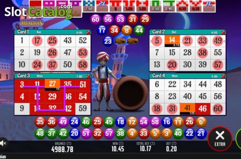 Скрин5. Arabian Bingo слот